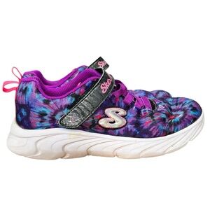 Skechers Girls' Dynamic Dash - Vivid Paint Sneakers - Size 2
